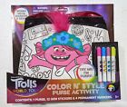 DreamWorks Trolls World Tour Color N Style Purse Activity - NEW - GREAT DEAL