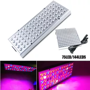 25W/45W 75/144 LED Plant Grow Panel light UV IR Lamp Full Spectrum kit Indoor - Picture 1 of 14