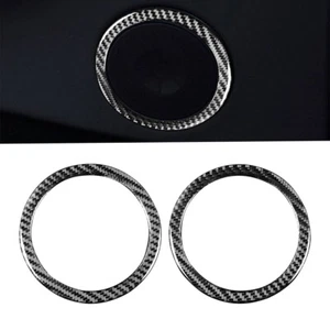 For BMW 6 Series E63 E64 2004-2010 Carbon Fiber Front Door Audio Speaker Cover - Picture 1 of 9