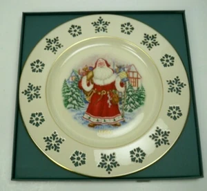 Lenox 1998 Limited Edition #585 Christmas List Plate "Woodland Journey" Orig Box - Picture 1 of 7