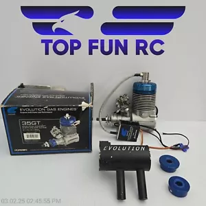 Evolution Gas Engines 35GT Complete Kit w/ Original Box/Muffler - Picture 1 of 7