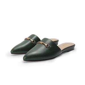 Dor & Belle Belle Original Lamb Skin Leather Flat Mule Sandal  Slippers Shoes - Picture 1 of 16