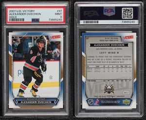 2007-08 Victory Gold Alex Ovechkin #97 PSA 9 MINT