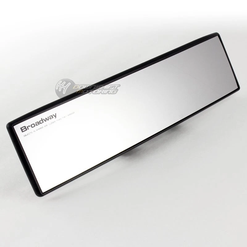 Broadway 300mm Wide Convex Interior Clip on Rear View Clear Mirror Universal E3