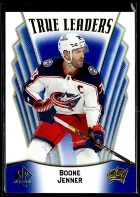 2021-22 Sp Authentic True leaders blue Boone Jenner #TL-21 H7R2H - Image 1 of 2