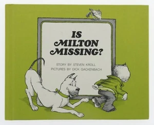Vintage 1975 HB Is Milton Missing? Steven Kroll Dick Gackenbach Dog Hardback - Picture 1 of 8