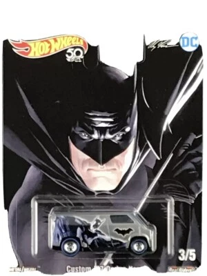 Hot Wheels Premium DC Alex Ross Justice League - Batman Custom '77 Dodge Van 3/5 - Image 1 of 2