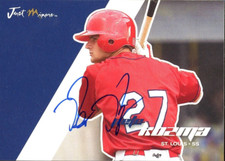 2008 Just PETE KOZMA Signed Card autograph AUTO RC CARDINALS YANKEES