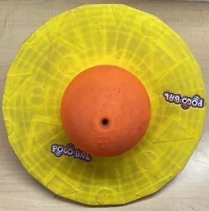 Vintage 80’s Full Size Pogo Ball Yellow And Orange - Picture 1 of 4