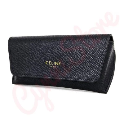Celine Universal Negro Mediano Suave Estuche para Gafas de Sol y Anteojos con Tela Foto 1 de 4