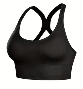 Wireless Sports Bra, Comfy & Breathable Push Up Shockproof Bra XL - Picture 1 of 11