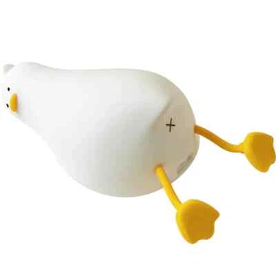 Lámpara táctil recargable de cabecera de bebé con luz LED de pato para decoración de niños lactantes Foto 1 de 4