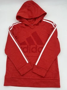 New Adidas Little Boys Graphic Zip Up Hoodie Red Size 7 - Picture 1 of 5