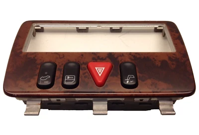 ✅ MERCEDES-BENZ CLK320 W208 CENTER CONSOLE WOOD SWITCH TRIM 1998-2002 OEM ASM26 - Image 1 of 4