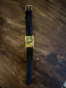 Lorus/Seiko Vintage Mickey Mouse Watch Disney Gold Rectangular Good Shape RZK130 - Bild 1 von 9