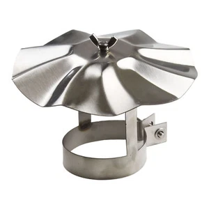 Stainless Steel Chimney Cowl Flue Liner Cap Stove Pipe Rain Cover Duct Closure - Picture 1 of 15