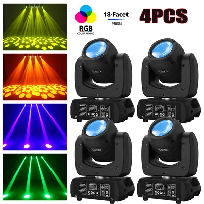 120W Moving Head LED Lights RGBW Gobo Beam Stage Spot Light DJ Disco DMX 18Prism - Image 1 of 4