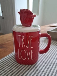 NEW Rae Dunn TRUE LOVE Valentine Extra Large Mug Gift - Picture 1 of 4
