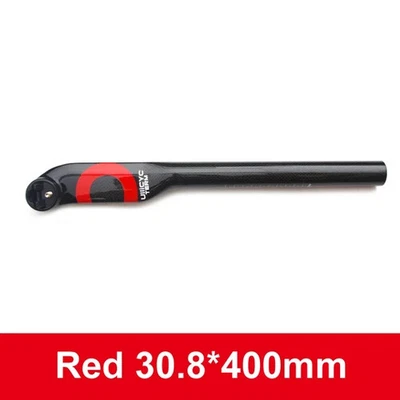 Road Mountain Bike Full Carbon Fiber Seatposts 27.2/30.8/31.6*350mm 25mm Offset - Image 1 of 4