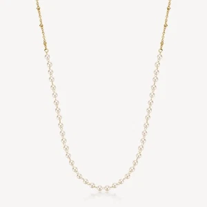 Brosway Essential BNL040 Damen Perlenkette vergoldet 316L Stahl. - Bild 1 von 1