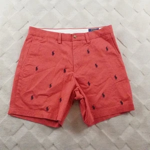 Polo Ralph Lauren Stretch Classic Fit Chino Shorts Herren 30 All Over Pony Print - Bild 1 von 9