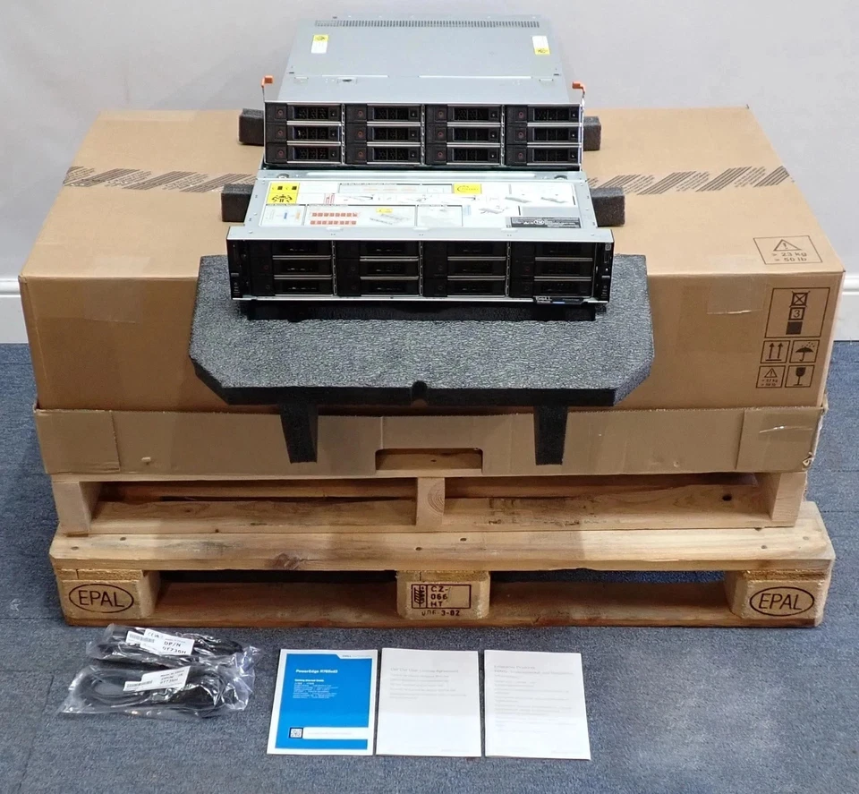 NEW Dell PowerEdge R760XD2 16C Gold 5416S 16GB RAM 12x 12TB HDD 24-Bay 2U Server - Image 1 of 4