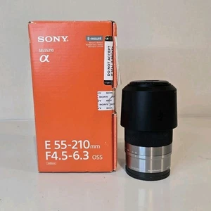 Sony SEL 55-210mm f/4.5-6.3 OSS Lens Telephoto APS-C E Mount - Picture 1 of 7
