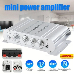 80W Auto Stereo Mini Power Amplifier Audio Verstärker HiFi Audio Verstärker 12V - Bild 1 von 12
