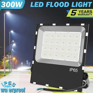 Super Bright 36000LM LED Flood Light 300W Commercial Sport Courts Area Lighting - Picture 1 of 10