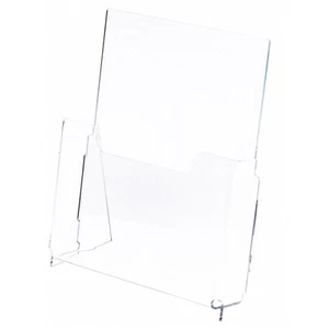 Plymor Clear Acrylic Countertop Paper Holder, Fits 8.5" x 11" Documents - Picture 1 of 1