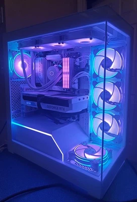 Brand New PC - RTX 4060 Ti, 64GB ram, Ryzen 5 7600X, Glacier One cooler - Image 1 of 4