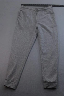 Athletic Works 男式灰色慢跑裤 M 码 (32-34) 抽绳腰围 — 第 1/4 张图片