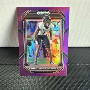 2023 Panini Prizm Draft Picks - Purple Prizm #3 Ahmad Gardner /75 Jets Jets Jets - Bild 1 von 5