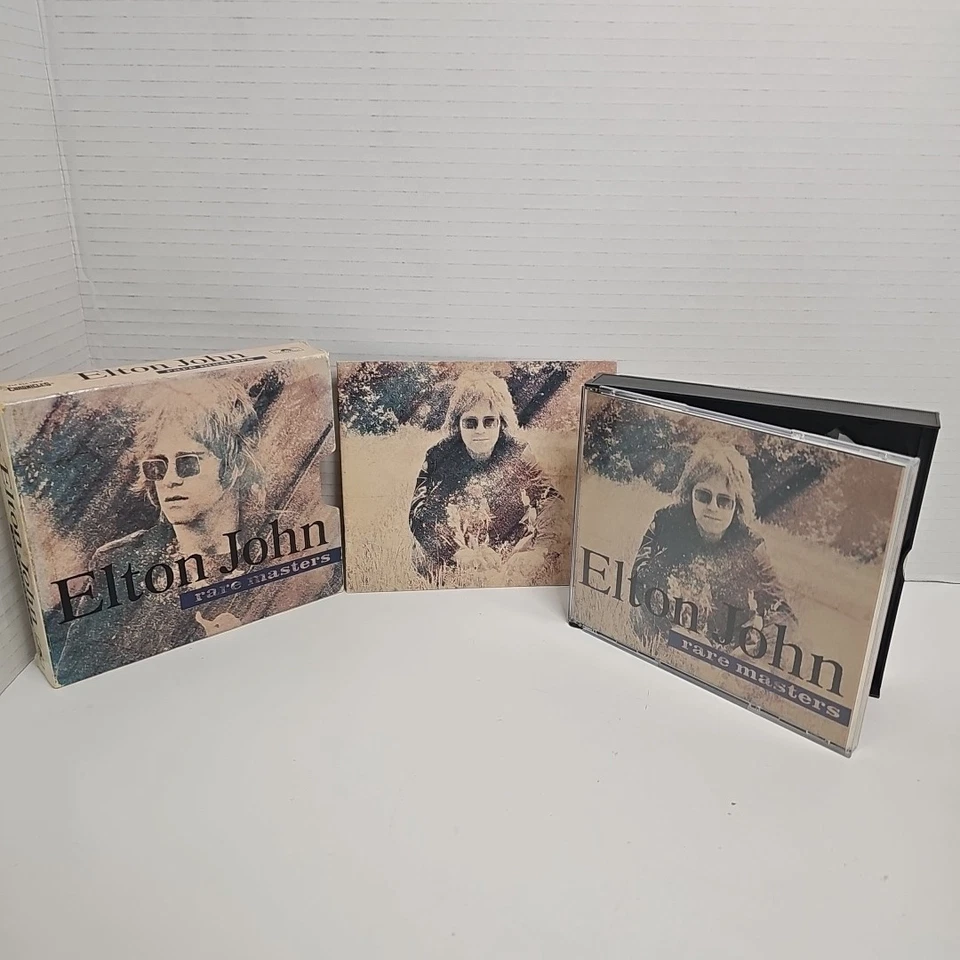 ELTON JOHN  rare masters CD 1992 2 Disc Set With Booklet Polygram And Slipcover  - Image 1 of 4