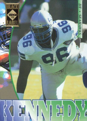 1995 Collector's Edge #184 Cortez Kennedy Black Label - Image 1 of 2
