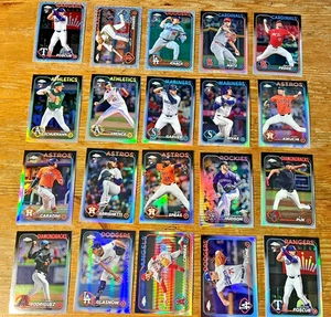 2024 Topps Chrome Update Refractor Lot 20 All Different Baseball Cards - Picture 1 of 5