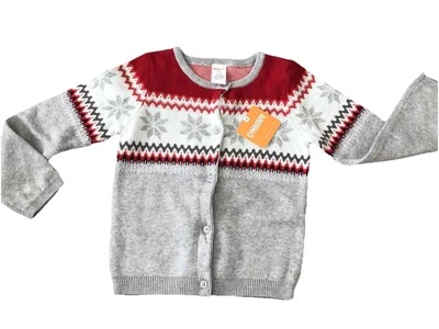 Girls  Kids Button Front Cardigan Sweater Size 5  Cotton 100% Gymboree - Image 1 of 4
