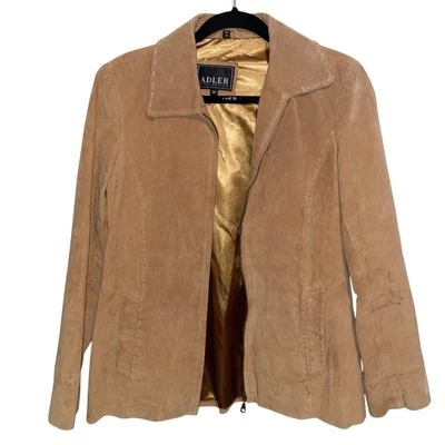 Adler Collection Jacket Womens Medium Leather Suede Western Whip Stitch Cowgirl - Image 1 of 4
