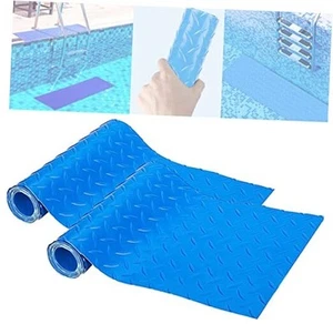 2 Rolls Swimming Pool Ladder Mat, 9"x36"Swimming Pool Ladder Mat Protective - Picture 1 of 7
