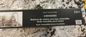 Grifo de cocina Danze D4520SS Anu de acero inoxidable con barra extraíble de una sola manija - Imagen 1 de 8
