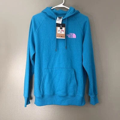 Sudadera con capucha para mujer The North Face diseño circular - logotipo azul/rosa (nuevo con etiquetas) Foto 1 de 4