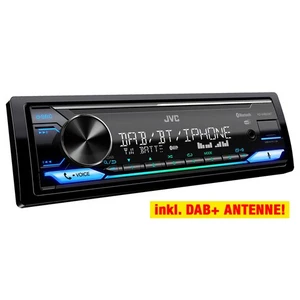 JVC KD-X482DBT Auto Radioset für VW Golf 4/Bora/Sharan 1 - Bild 1 von 6