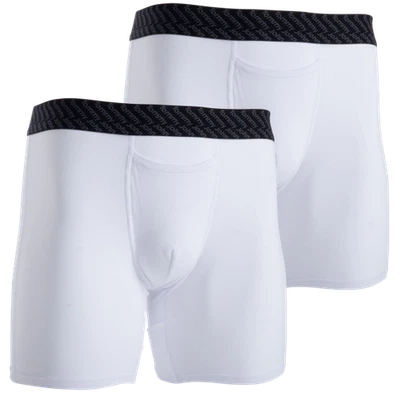 Tommy John Cotton Basics Boxer Brief (2-Pack, White, 6" Inseam) - Image 1 of 4