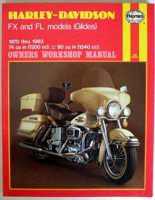 Harley-Davidson Haynes 1970-1983 modelos FX y FL (deslizadores) manual de taller del propietario Foto 1 de 3