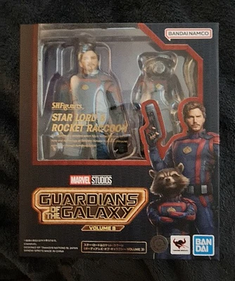 S.H.Figuarts Star-Lord & Rocket Raccoon Guardiões da Galáxia VOLUME 3 - Imagem 1 de 3