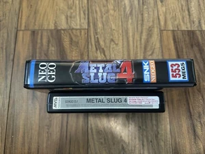 AUTÉNTICO Cartucho Metal Slug 4 Neo Geo MVS PROBADO FUNCIONANDO - Imagen 1 de 2