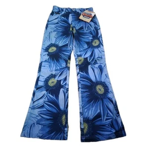 Route 66 Mädchen Größe 12 Bootcut blau Jeans Gänseblümchen Stretch Taschen Vintage Y2K - Bild 1 von 6