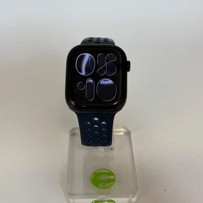 GPS Only Apple Watch Series 10 46MM Jet Black Aluminum Nike Sport Band MWWQ3LW/A - Image 1 of 4