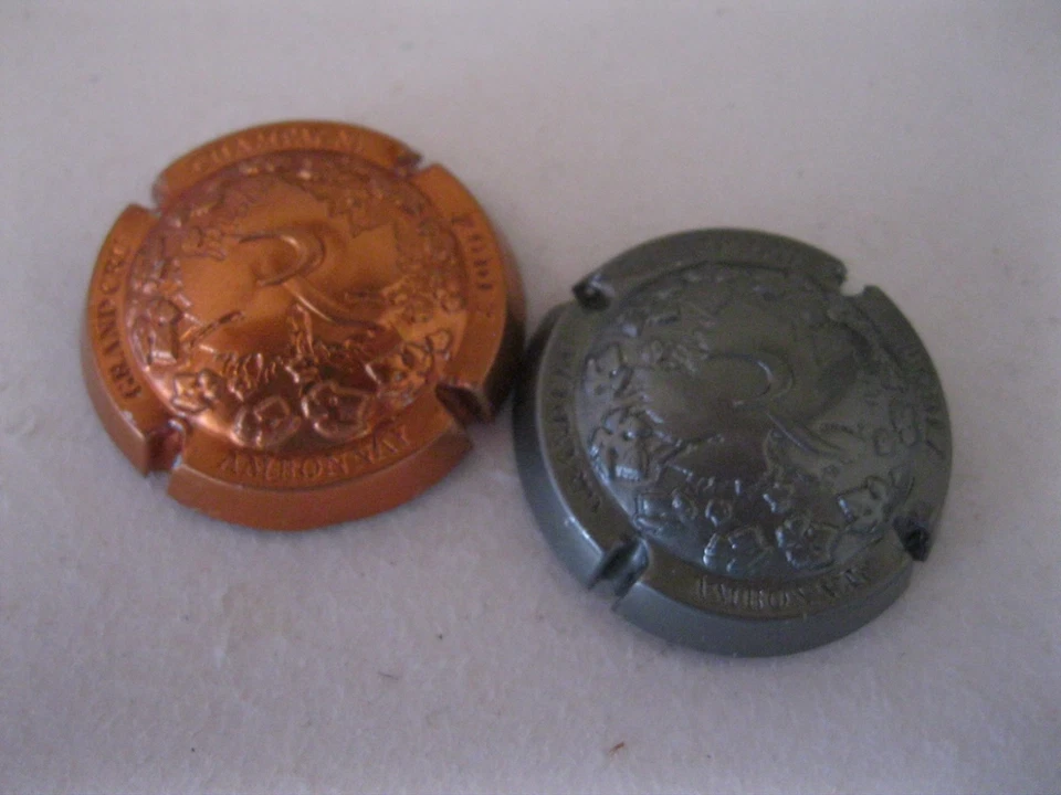 2 Capsules de CHAMPAGNE "" RODEZ  Michel  ""  Estampée - Photo 1/1