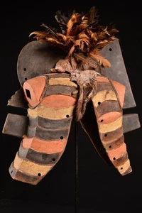 A Primitive Songye Double-Faced Helm Mask DR Congo Afrika Afrique 757 - Bild 1 von 6
